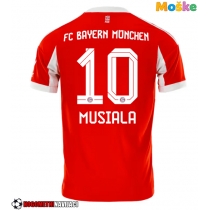 Moške Nogometnih dresov Bayern Munich Jamal Musiala #10 Domači 2025-26 Kratki rokavi